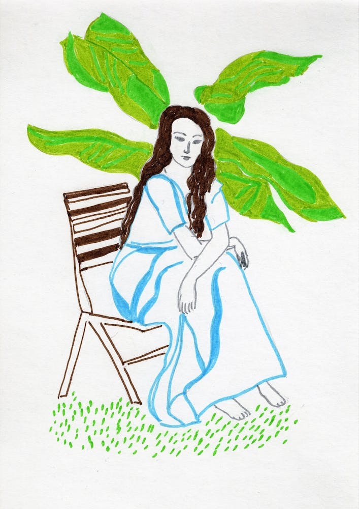 Sitting Lady