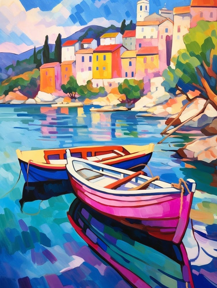 Korcula Croatia 1 Fauvist Painting