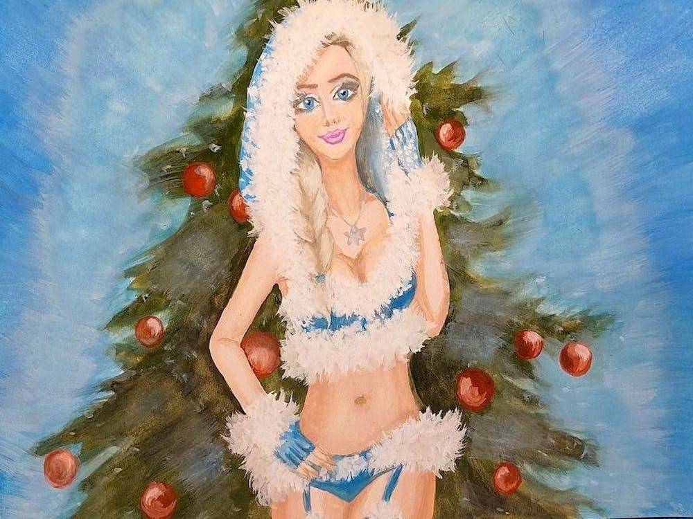 Sexy Schneemädchen