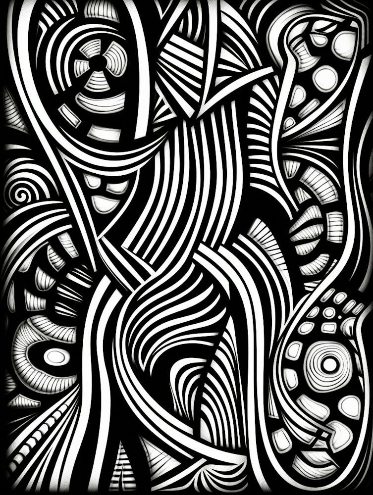 Patterns Abstract Black And White 2