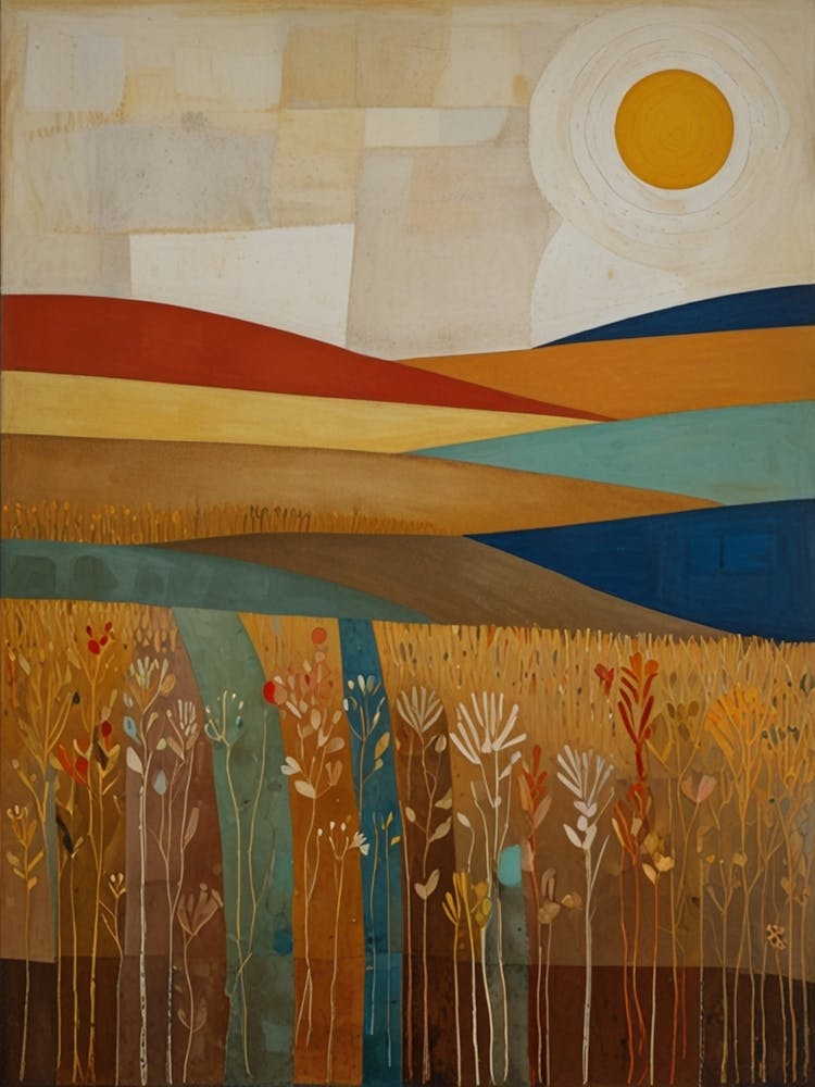 Landscape With Sun