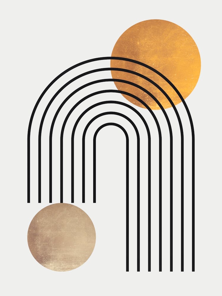 Circles lines and gold 6