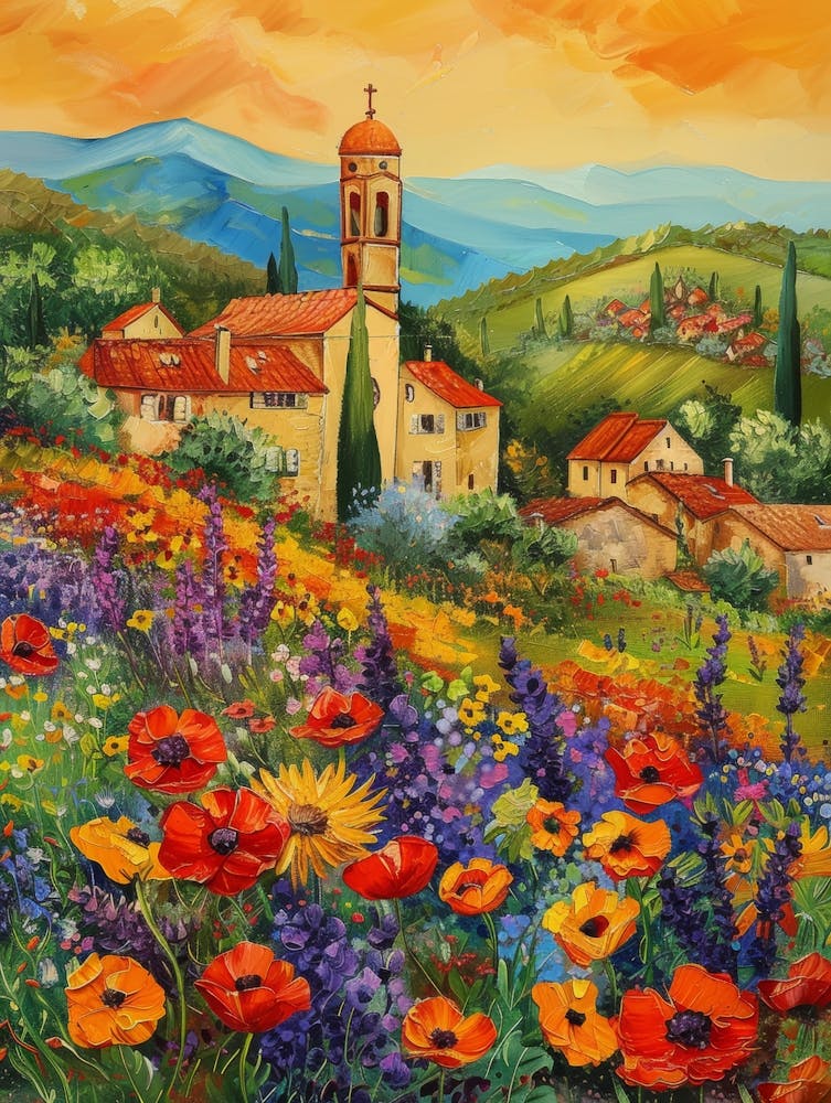 Poppies In Tuscany 2
