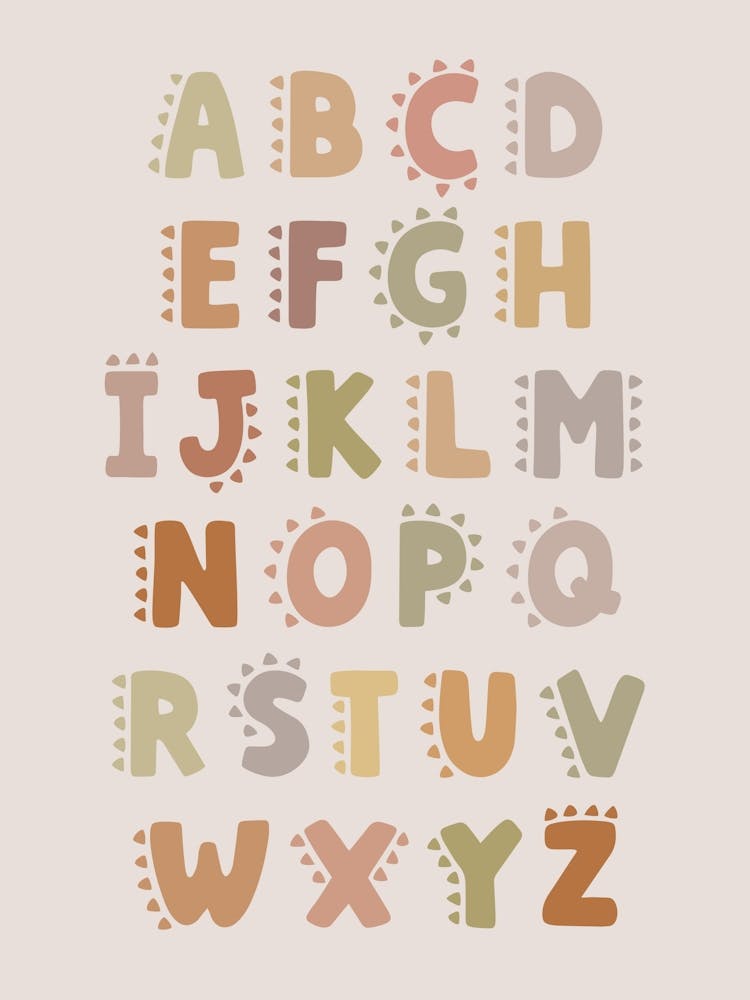 Alphabet Print