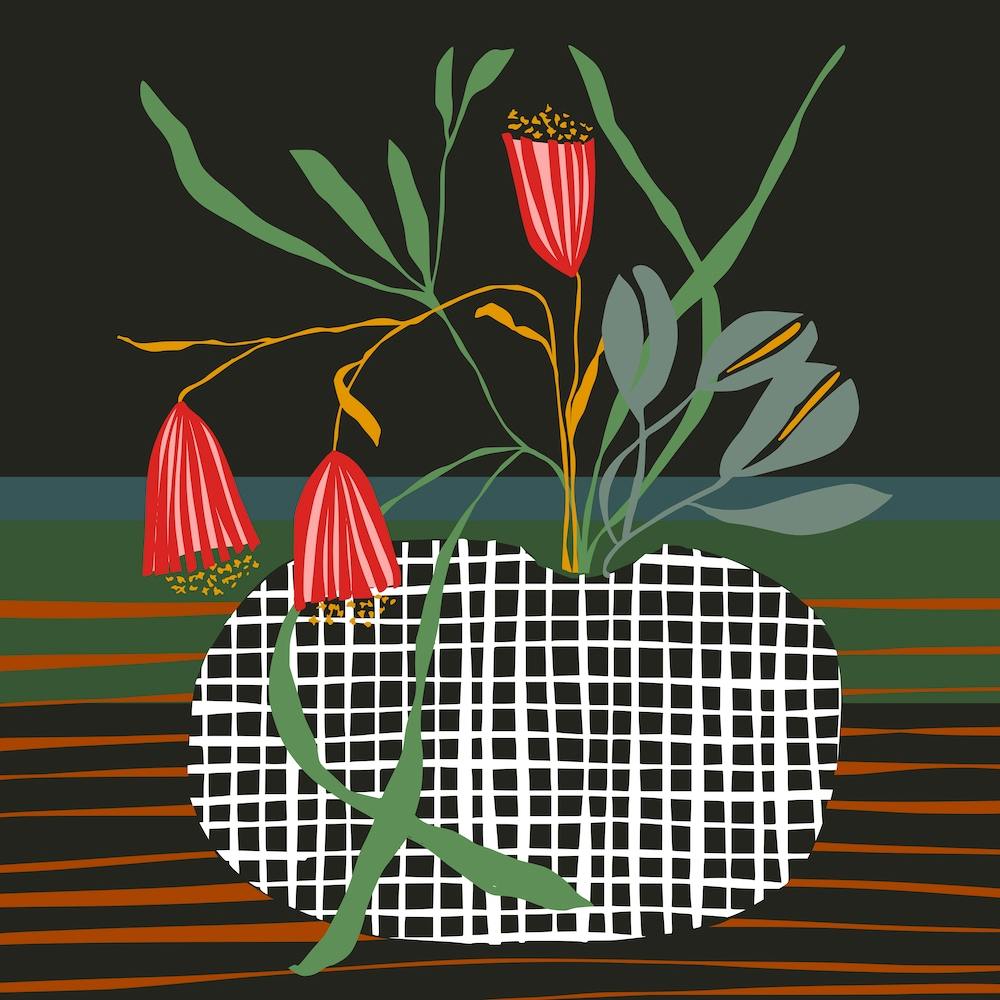 Midcentury Botanical Square