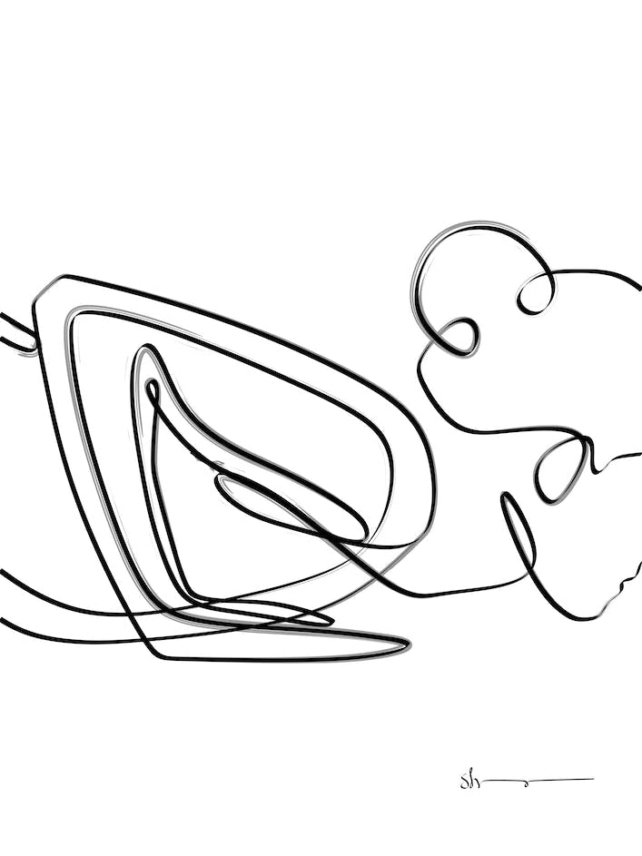 Salute With Eight Parts Abstract