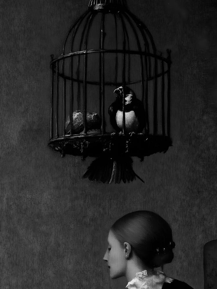 Bird In A Cage 1