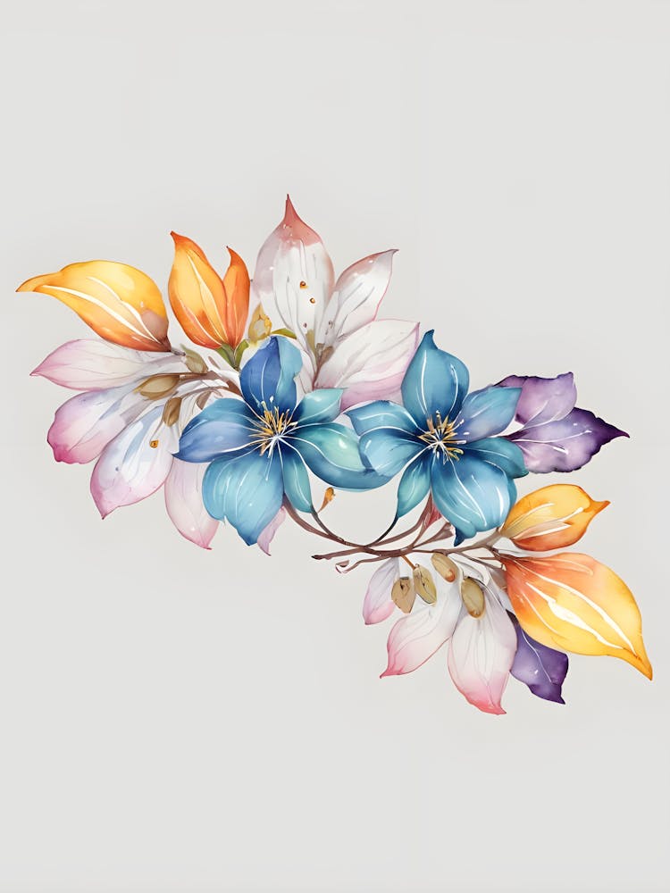 Watercolor Flowers 27