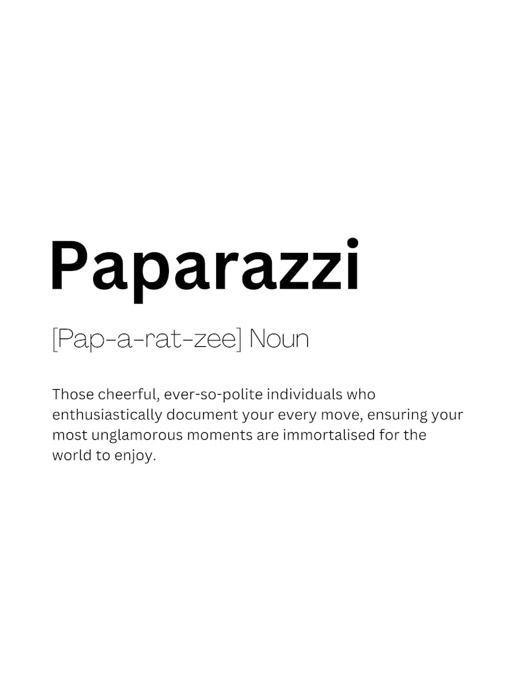 Paparazzi Definition Meaning