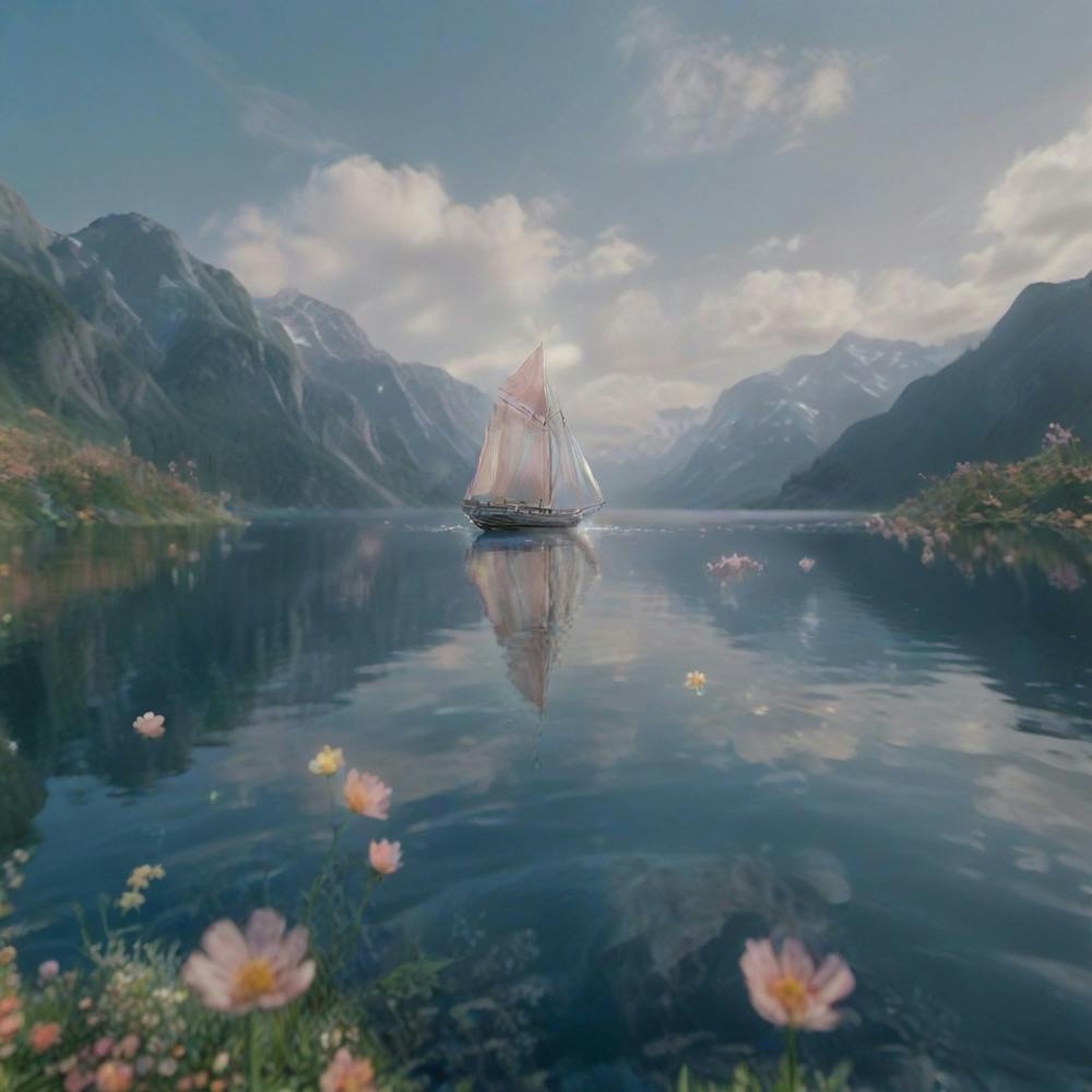 Sailboat In The Water 1