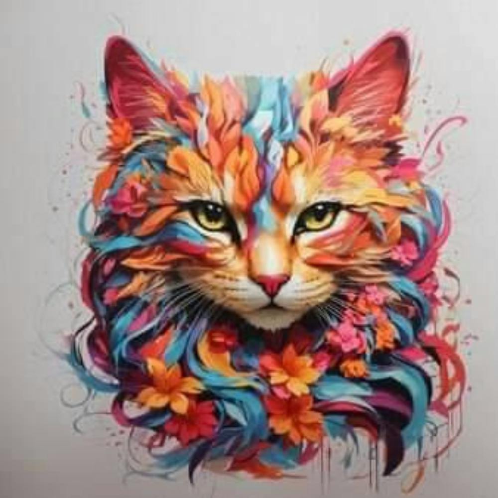 Colorful Cat