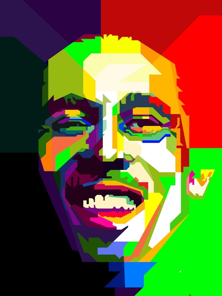 Bob Marley Jamaikanische Reggae-Musik-Ikone Pop Art WPAP
