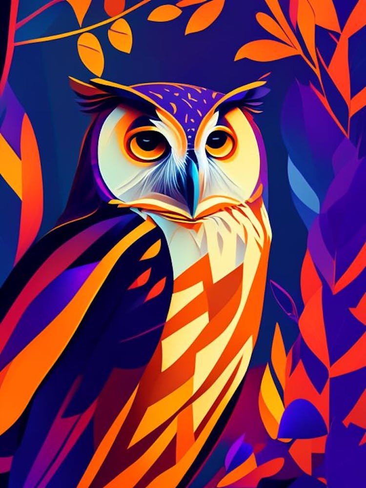 Owl Pop Matisse Bird