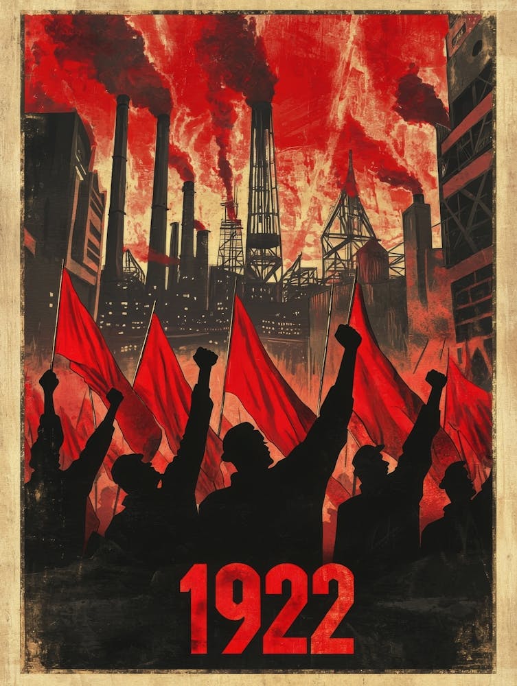 Aihrgdesign A Vintage Political Poster Marking The Formation 2