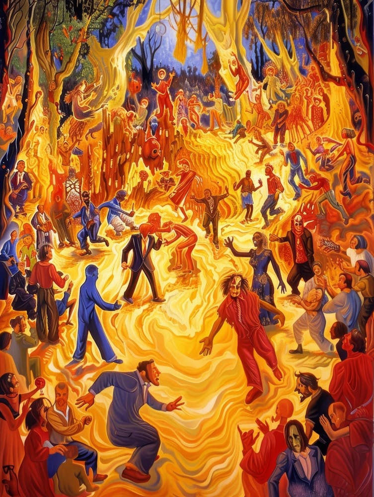 Fire In The Forest 1