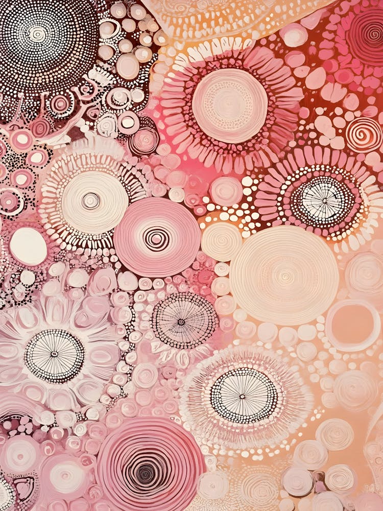 Pink Circles 4