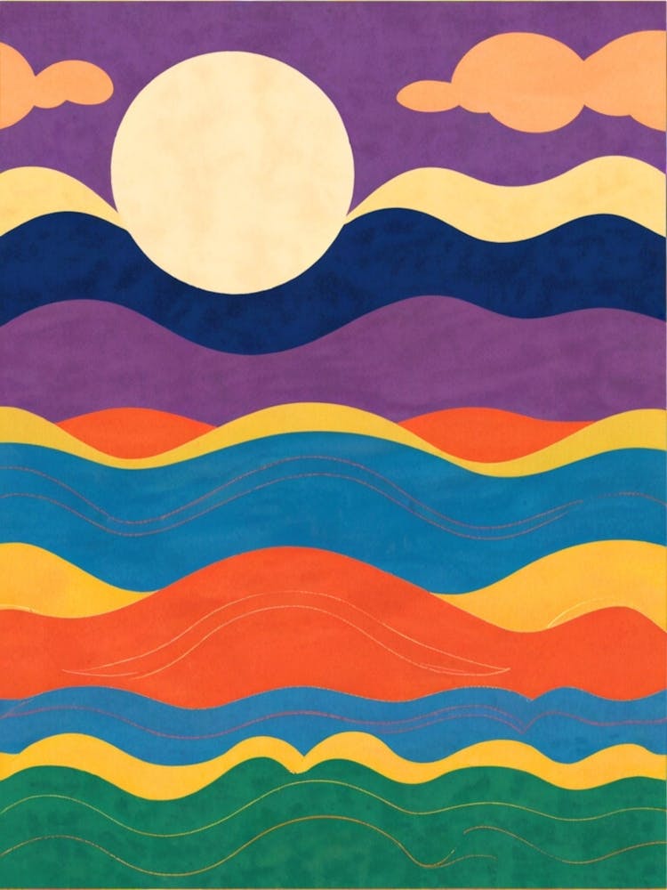 Sunset On The Beach 1