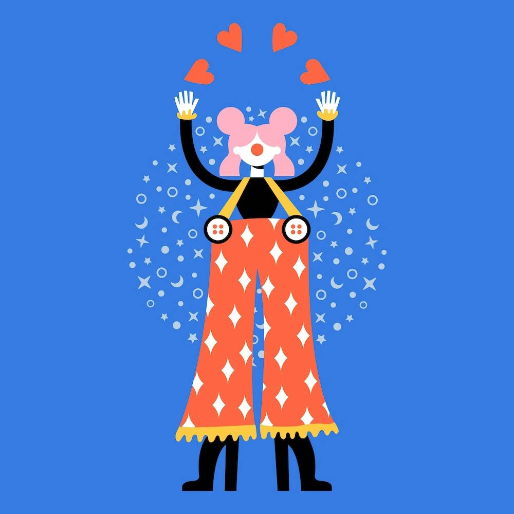 Heart Of A Clown Square