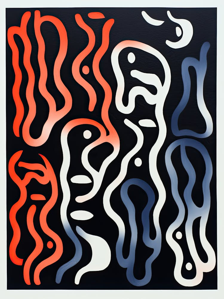 Echoing Tides - Vibrational Wave Art