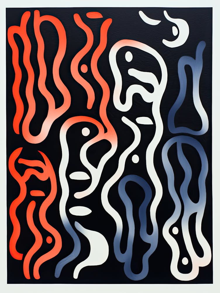 Echoing Tides - Vibrational Wave Art