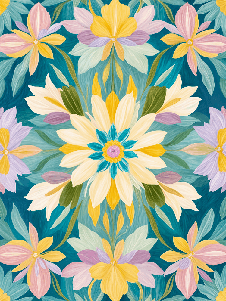 Kaléidoscope Floral de Printemps n°3