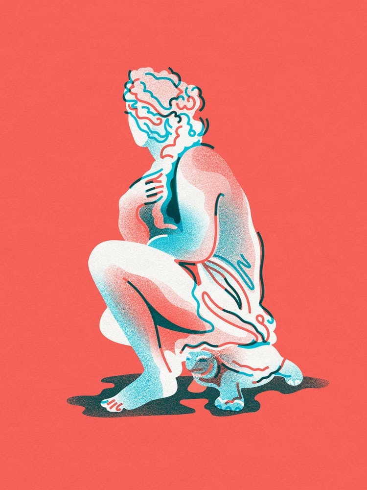 Aphrodite Crouched