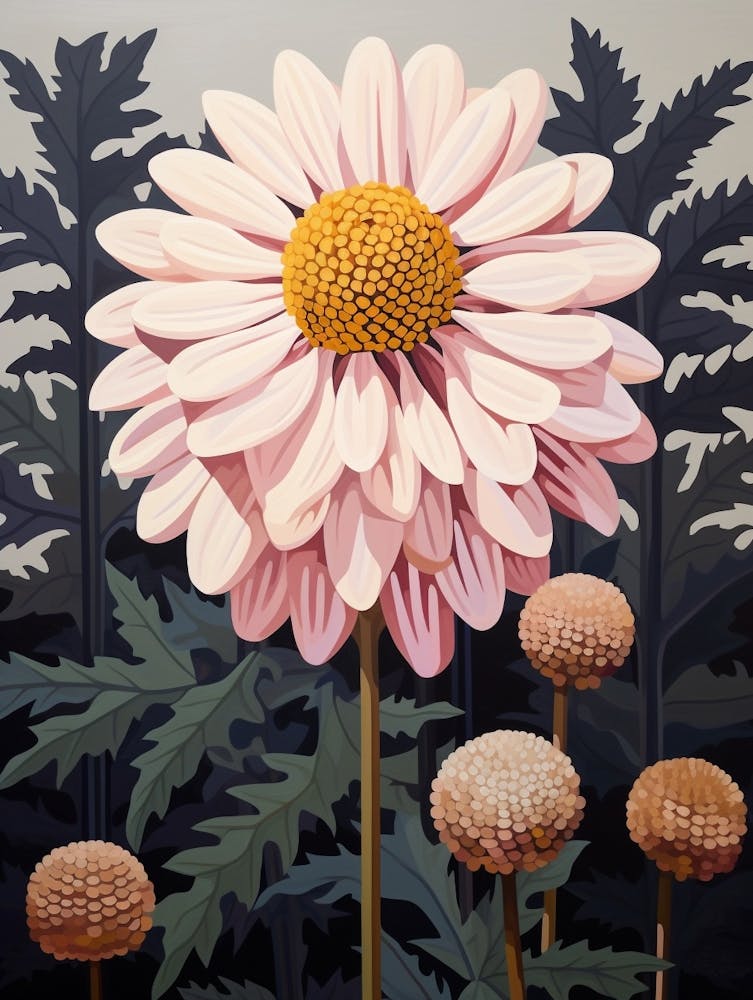 Flower Illustration Dahlia 3