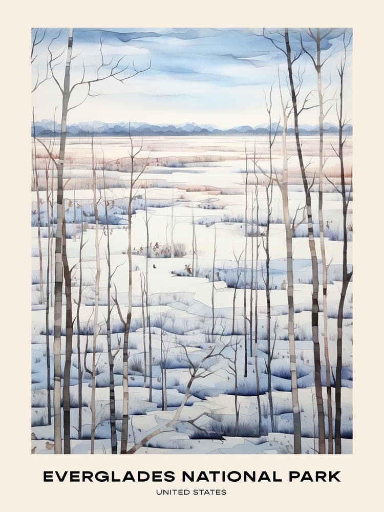 Everglades National Park United States 3 Poster