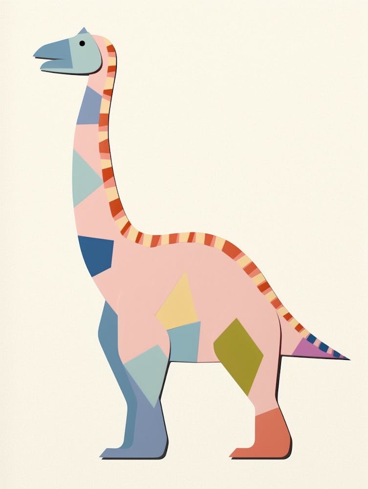 Nursery Dinosaur Art Nigersaurus 2