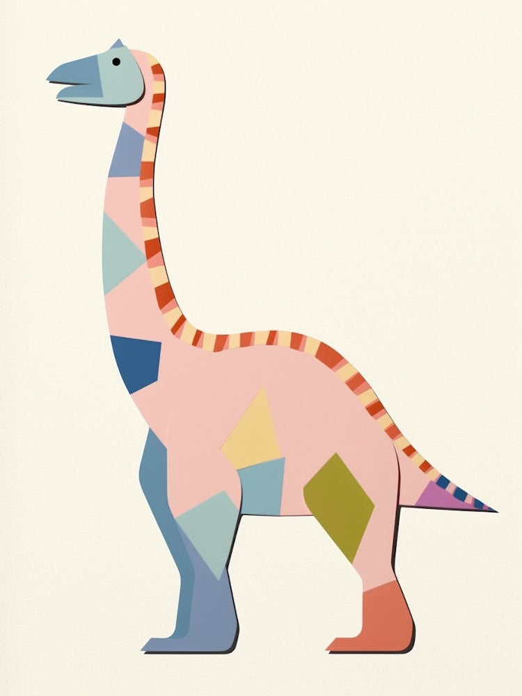 Nursery Dinosaur Art Nigersaurus 2