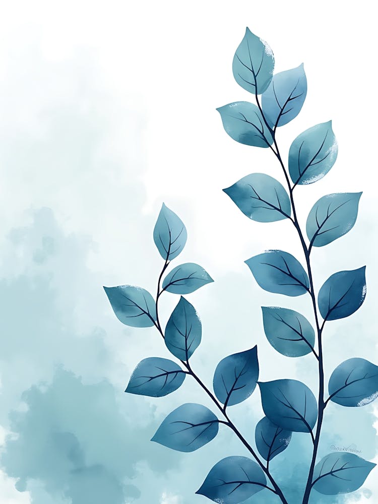 Delicate Plant Motif For Soft Aesthetic Homes