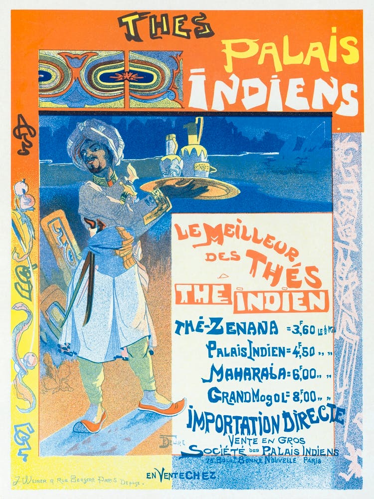 Teas From The Indian Palace (1900), Georges De Feure