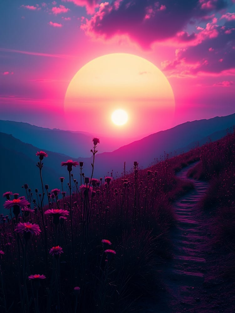 Sunset In The Mountains 42