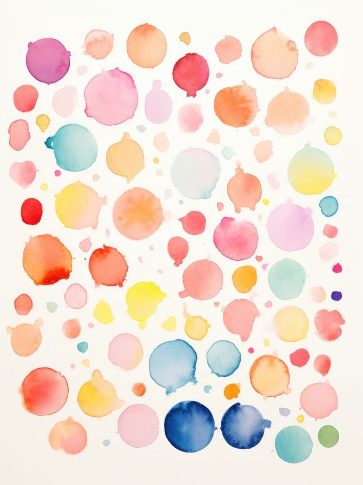 Watercolor Bubbles 1