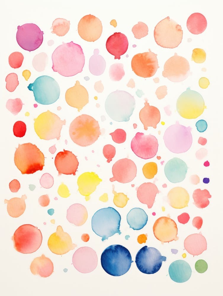 Watercolor Bubbles 1