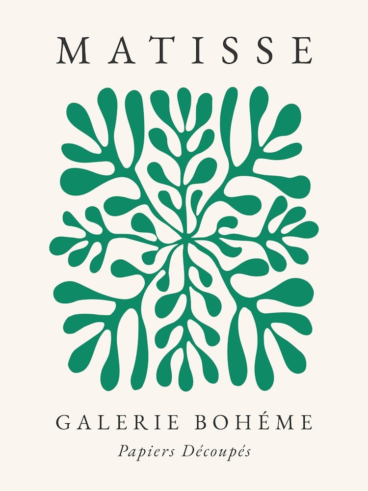Matisse Green Leaf Print 2