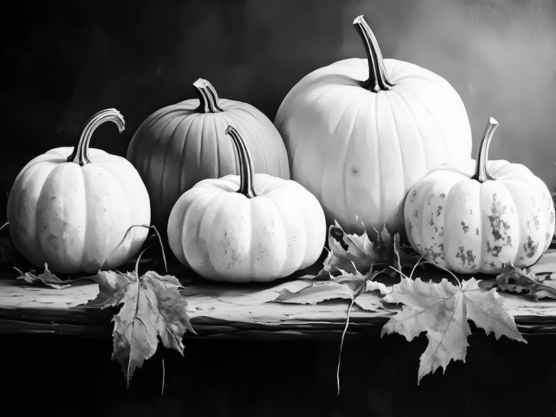 Black And White Pumpkins 27