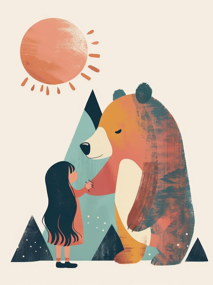 Bear And Girl 10