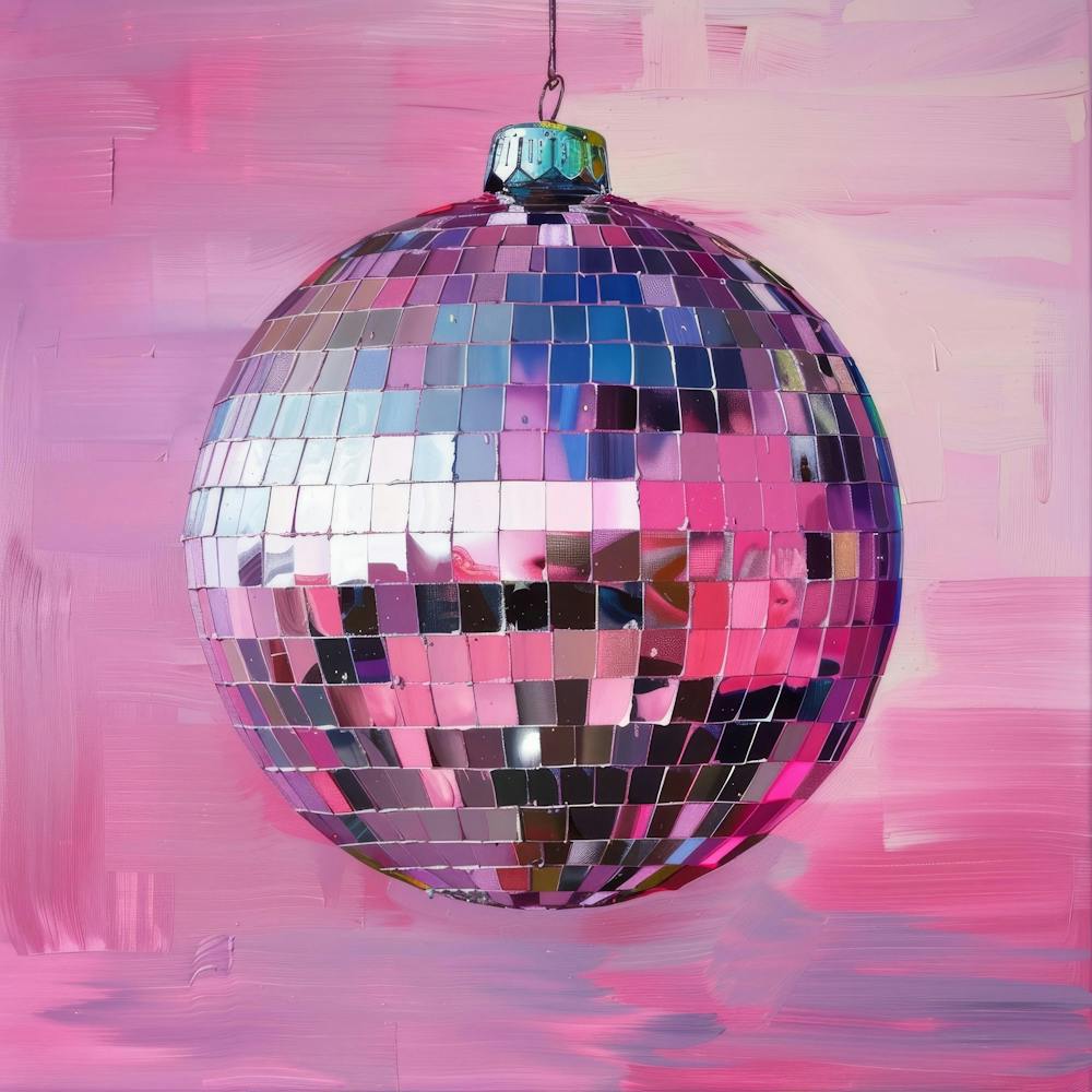 Disco Ball Canvas Print