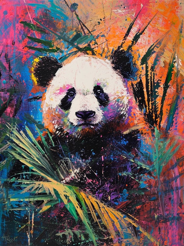 Panda Brushstrokes 4