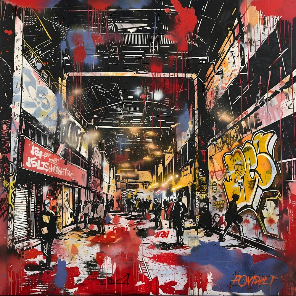 Street Scene, Graffiti, Street Art, Urban Hues