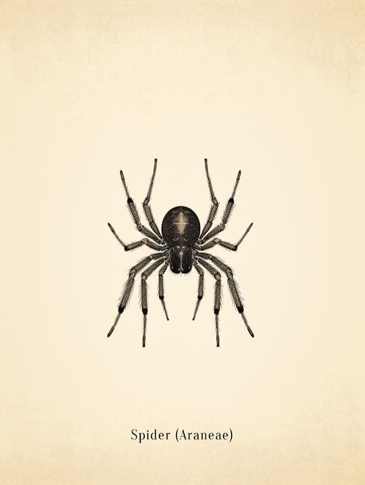 Vintage Spider 2 Poster