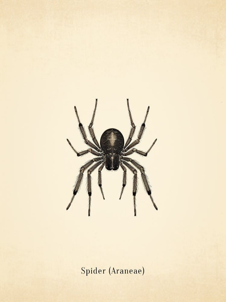 Vintage Spider 2 Poster