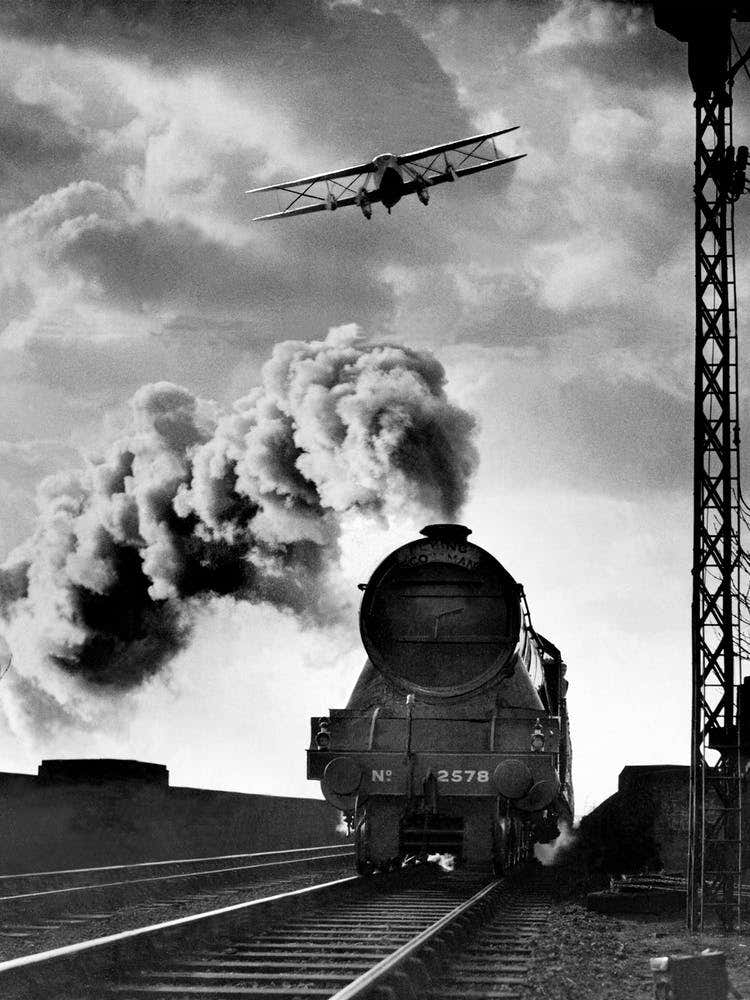 An Air Express And The Flying Scotsman, 1934