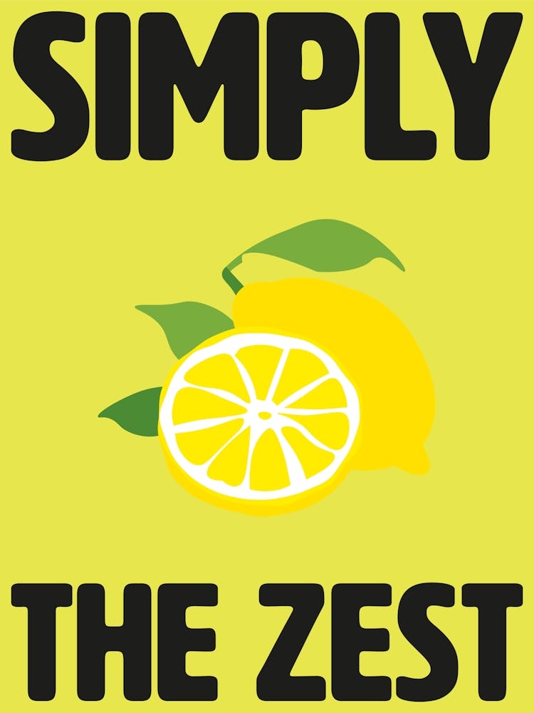 Simply The Zest Kitchen Wall Art