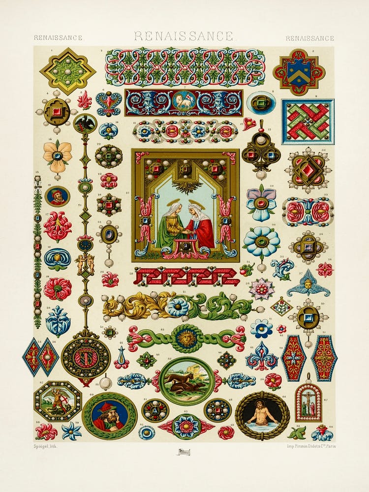 Renaissance Pattern, Albert Racine (4) 1