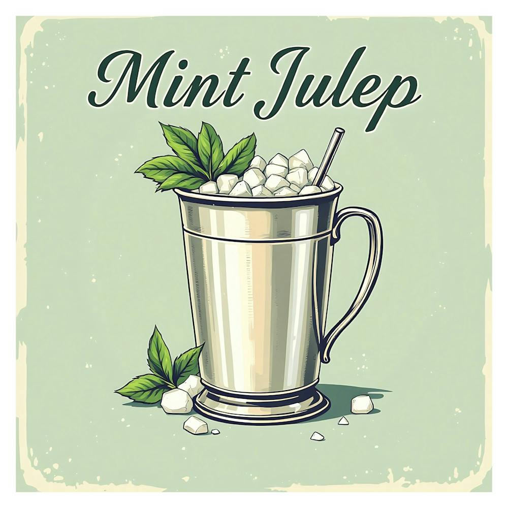 Mint Julep Cocktail 01