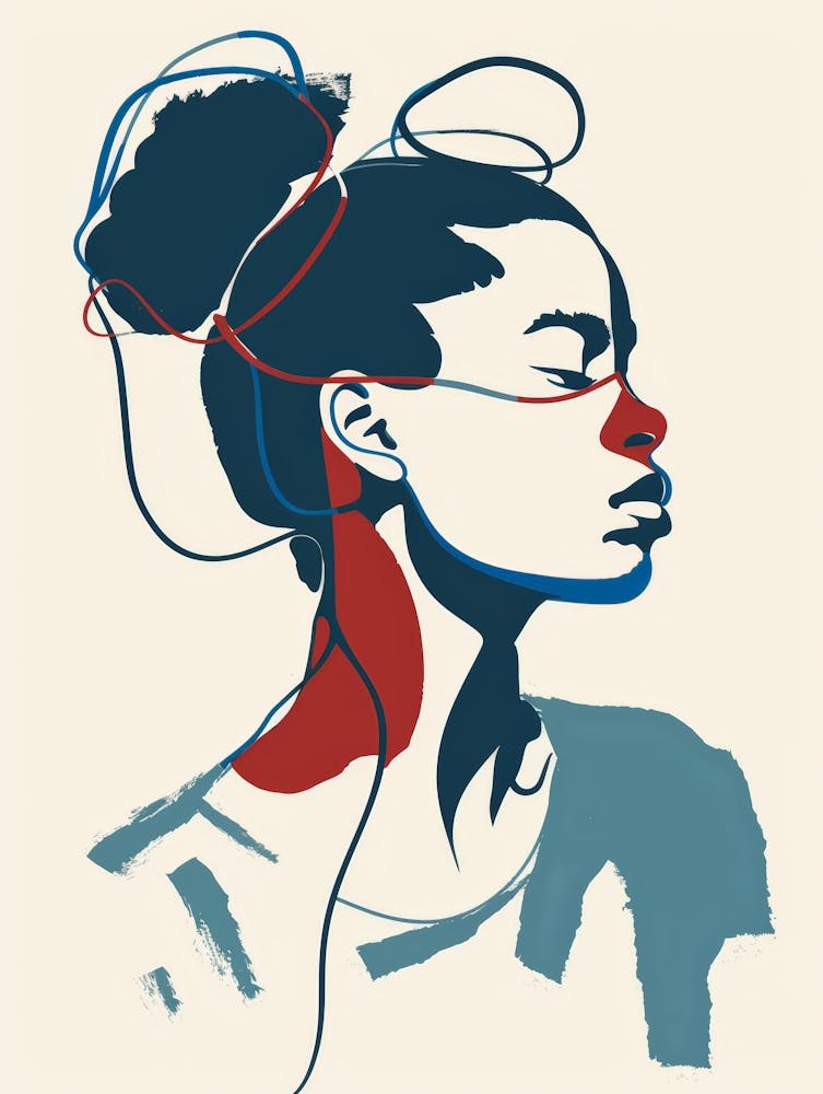 Woman With Earphones