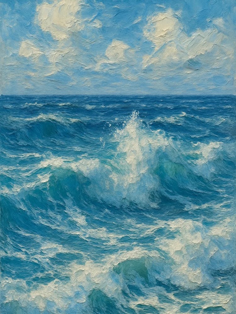 Ocean Crashing Waves