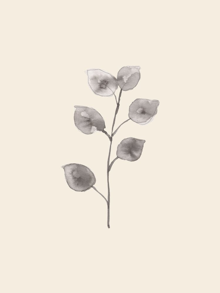 Floral Beige Art Poster_1981670